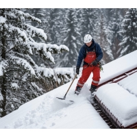Чистка снега с крыш Чистка снега с крыш