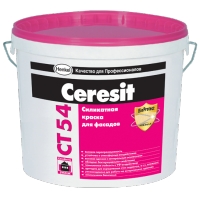 Силикатная краска для внутренних и наружных работ CERESIT CT 54 