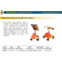      Abacomachines ROTATING SAND BLASTING TABLE RST20 
