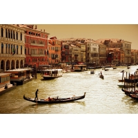 Фотообои Венеция лодка гондола вода дома набережная VEROL Артикул: 04431 