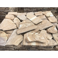 Камень Цветной галтованный натуральный песчаник природный   