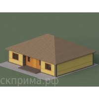 Стенокомплект каркасного дома "Витязь" с фунд   